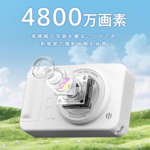 トイカメラ デジタルカメラ 4K 4800万画...の詳細画像3