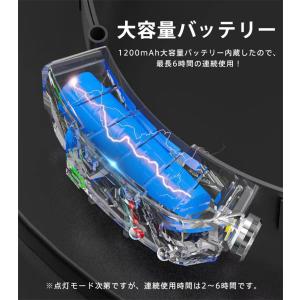 ヘッドライト 充電式 LED センサー 高輝度...の詳細画像5