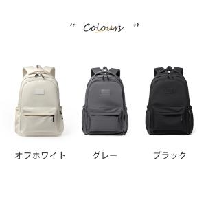リュックサック レディース メンズ 無地 パソ...の詳細画像1