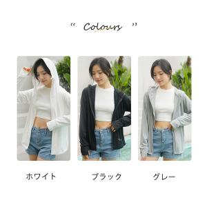 ラッシュガード UVカットパーカー 接触冷感 ...の詳細画像1