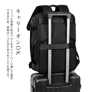 リュックサック メンズ レディース 無地 パソ...の詳細画像5