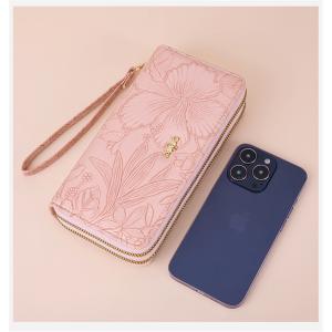 長財布 レディース 財布 花柄 合皮 小銭入れ...の詳細画像3
