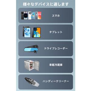 シガーソケット 3連 9in1 usbポート ...の詳細画像4