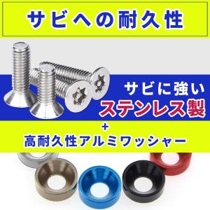 ナンバープレート ボルト 盗難防止 ネジ ナン...の詳細画像4