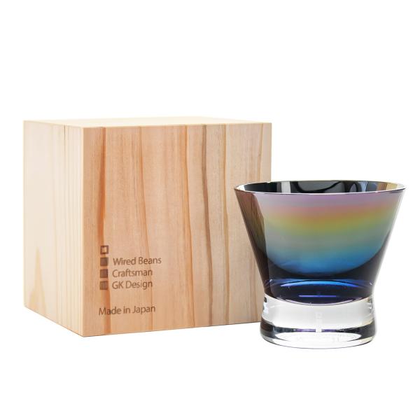 生涯を添い遂げるグラス ロックグラス ロックf チタンコート 国産杉箱 職人技 ギフト プレゼント ...