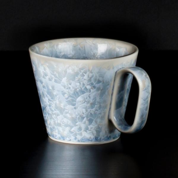 生涯を添い遂げるマグ マグカップ 京焼 花結晶 銀藤 清水焼 京都府 ギフト プレゼント 日本製 グ...