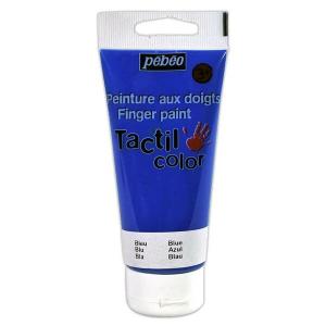 フィンガーペイント 紙用 80ml ブルー pebeo ペベオジャポン Tactil color Peinture aux doigts Finger paint｜wise-life