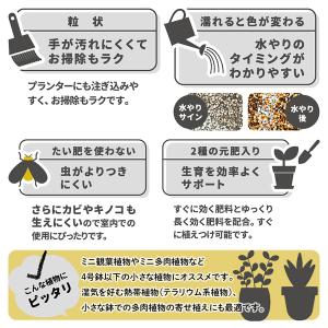 培養土 室内向け観葉・多肉の土 細粒 3.6L...の詳細画像2