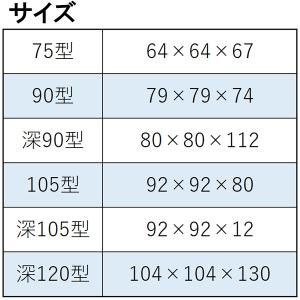 プレステラ 深120型 5個組 ブラック アッ...の詳細画像4