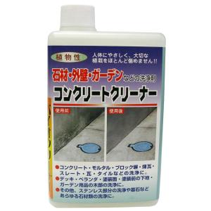 コンクリートクリーナー 1L ワイエステック 家庭用 植物性 石材 外壁 ガーデン 洗浄剤