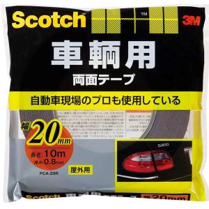 Scotch 車輌用両面テープ PCA-20R 3M 屋外用 幅20mm 長さ10m 厚み0.8mm M2｜wise-life