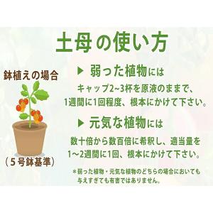 活力剤 土母 (どうも) 1L 環境セラピィ ...の詳細画像3