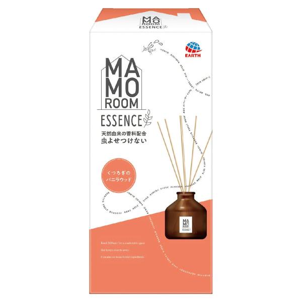 マモルームエッセンス 虫よけスティック くつろぎのバニラウッド 70mL アース製薬 天然由来の香料...