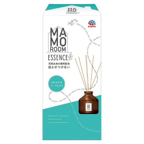 マモルームエッセンス 虫よけスティック さわやかなソープムスク 70mL アース製薬 天然由来の香料...