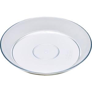 クリアプレート 4号 クリア 大和プラスチック 鉢皿 M12