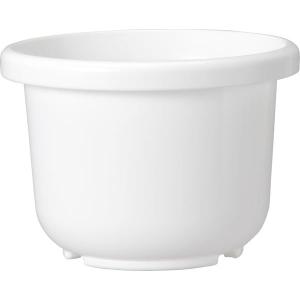 輪鉢 F型 4号 ホワイト アップルウェアー 鉢