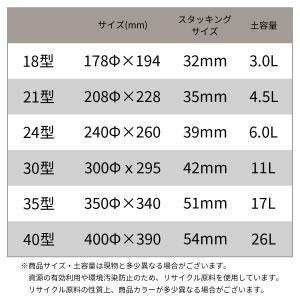クラフトポット 30型 ホワイト アップルウェ...の詳細画像5