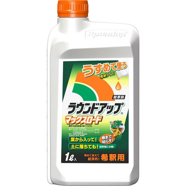 ラウンドアップマックスロード 1L 日産化学 うすめて使う希釈タイプ 土に落ちても自然物に分解 除草...