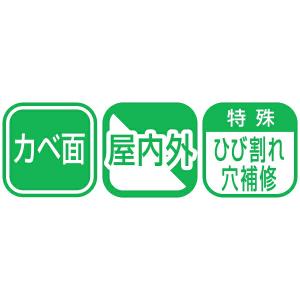 コンクリート補修材 外カベ・ブロック塀用セメン...の詳細画像1