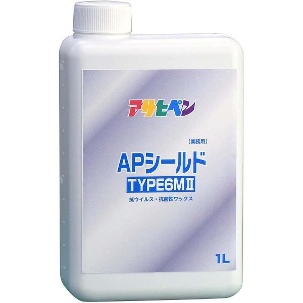 APシールドTYPE6M II 業務用 1L アサヒペン 抗ウイルス 抗菌性 ワックス