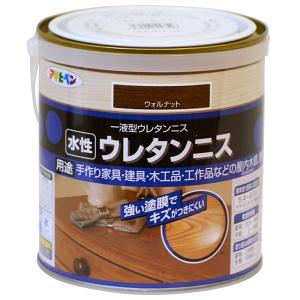 水性 ウレタンニス 0.7L ウォルナット アサヒペン 無鉛塗料 強い塗膜でキズがつきにくい 一液型ウレタンニス｜wise-life