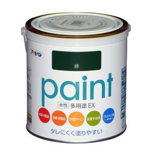 水性多用途EX 0.7L 緑 アサヒペン paint 防カビ サビ止め タレにくく塗りやすい シックハウス対策品 多用途水性塗料｜wise-life