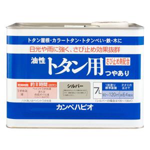 カンペハピオ（Kanpe Hapio） 塗料 油性トタン用 14L スカイブルー