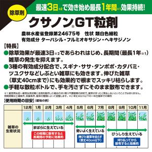 除草剤 クサノンGT粒剤 400g KINCH...の詳細画像1