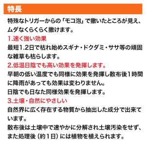 除草剤 クサキールZEROシャワー バブル 1...の詳細画像2