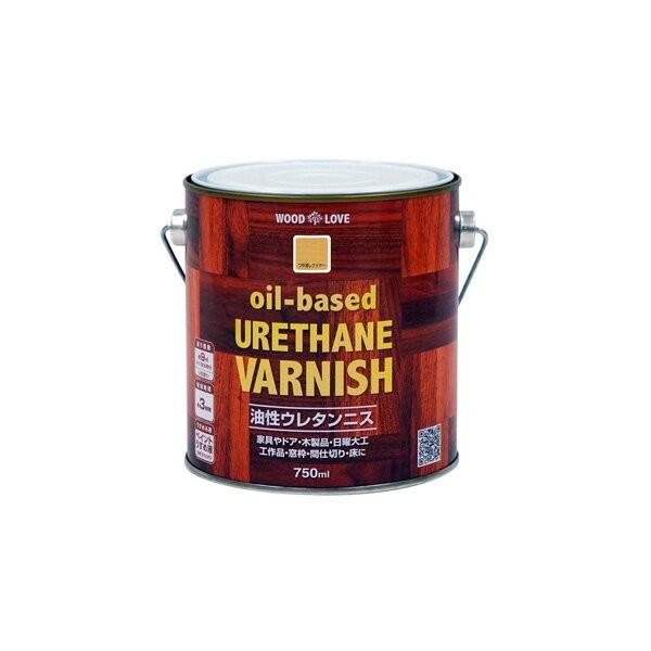 ニス WOOD LOVE 油性ウレタンニス 750ml つや消しクリヤー ニッペ ウレタンニス 油性...