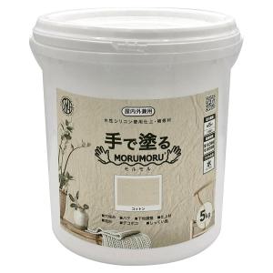 壁用仕上 補修材 STYLE MORUMORU モルモル コットン 5kg ニッペ 屋内外対応 手で塗るモルモル 塗料 水性 水性塗料 ペンキ しっくい風 防カビ 壁紙