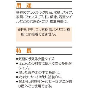 パテ 補修 ロックタイト 多用途補修パテ プチ...の詳細画像1