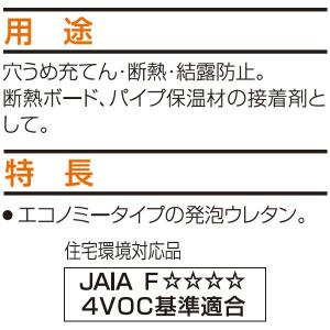ロックタイト 発泡ウレタン グリーンフォームビ...の詳細画像1