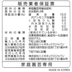 肥料 芝生の肥料 500g ハイポネックス 肥...の詳細画像4
