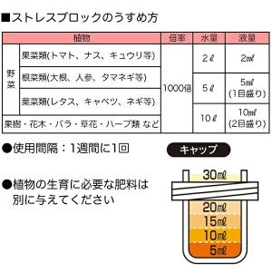肥料 ストレスブロック 500ml ハイポネッ...の詳細画像3