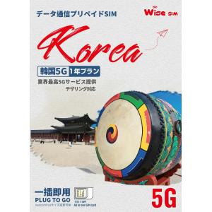 韓国プリペイドSIM データ容量30GB/ 5G・4G・3Gデータ通信