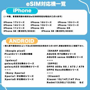【韓国eSIM】利用日数8日 データ容量5GB...の詳細画像4