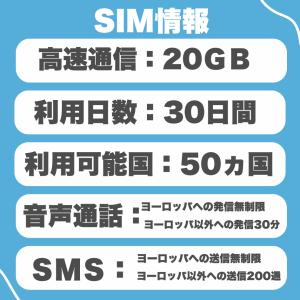 ヨーロッパ周遊50ヵ国 プリペイドSIMカード...の詳細画像3