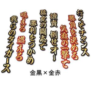 阪神タイガース 坂本誠志郎 刺繍ワッペン 5点セット 筆記体【黒】応援歌 阪神タイガース 坂本誠志郎 刺繍ワッペン 5点セット 筆記体【黒