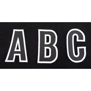 阪神タイガースアルファベットワッペン（現行版・黒地白縁）