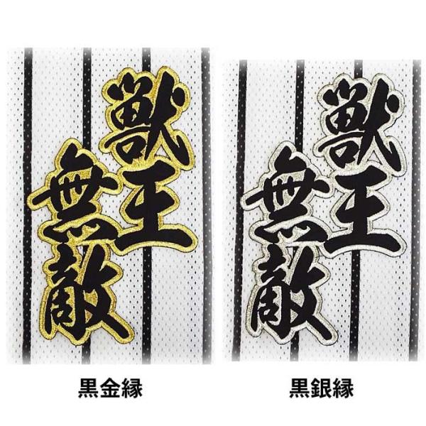 阪神タイガース合成文字ワッペン「獣王無敵」