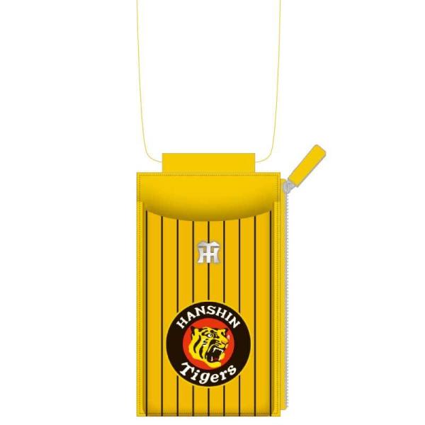 阪神タイガース　合皮スマホポシェット