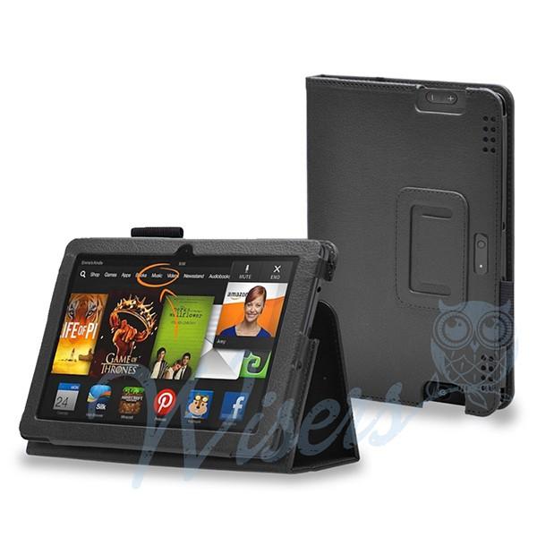 wisers Amazon Fire HDX 8.9 タブレット 専用 ケース カバー ブラック [...
