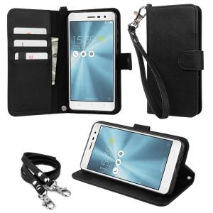 (ストラップ2種付) wisers ASUS ZenFone 3 ZE552KL スマートフォン スマホ 専用 手帳型 ケース カバー 全5色 ...