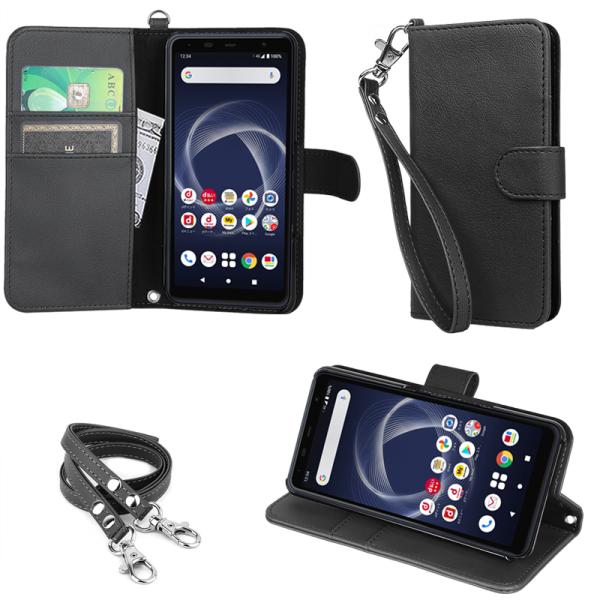 (ストラップ2種付) wisers スマホケース arrows Be4 Plus F-41B 専用 ...