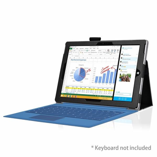 wisers Microsoft Surface Pro 3 タブレット 専用 上質 ケース カバー...