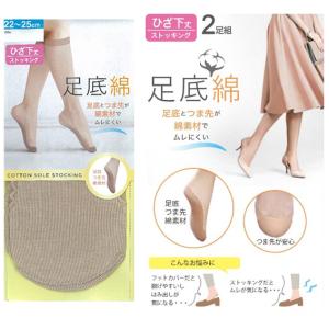 送料無料 2足組 足底綿 膝下 ひざ下丈 くる...の詳細画像2