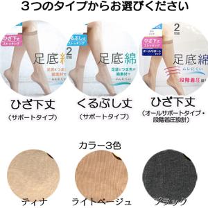送料無料 2足組 足底綿 膝下 ひざ下丈 くる...の詳細画像4