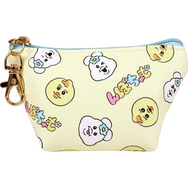 ティーズファクトリー んぽちゃむ 三角ミニポーチ チラシ H6.8×W11.5×D5cm NP-55...