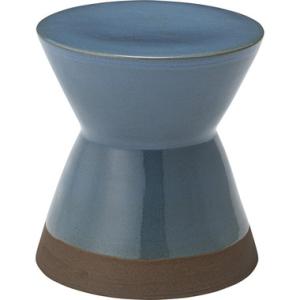 AZUMAYA(東谷) ミニスツール 陶器製 ブルー｜CLY-20BL(4985155214631)